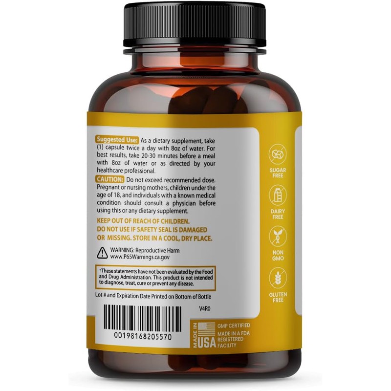 Druvita 120 Tonic Tango Turmetic + Ginger capsules