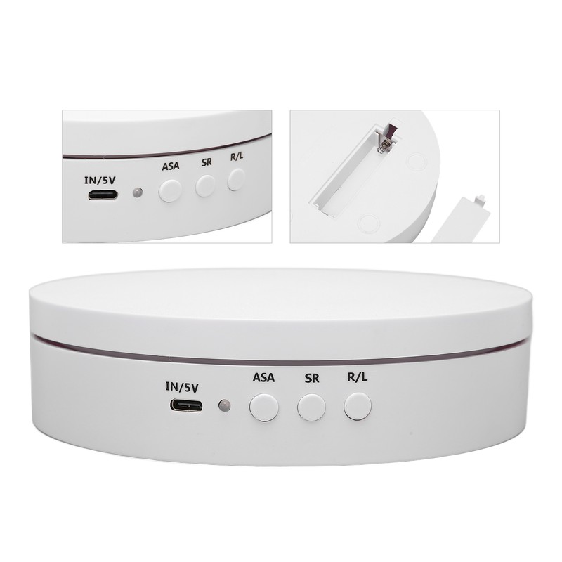 Rotating Display Stand Speed Direction Adjustable 360 Degree Rotatable Turntable