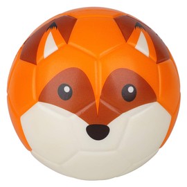 Borpein 15.2 cm Mini Football Cute Animal Design, Soft Foam Ball for Kids, Soft and Bouncy, Perfect Size for Kids to Play., multicolour