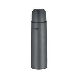 THERMOcafé by THERMOS TC Beverage Bottle Graphite Grey Mat 0.50 L, Stainless Steel Thermos Flask with Cup, 12 Hours Hot & 24 Hours Cold, Leak-Proof, for School, On the Go and Office