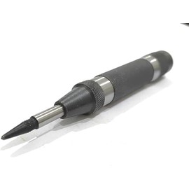 Buyohlic Automatic Center Punch with Replaceable Hardened Steel Tip (Heavy Duty)