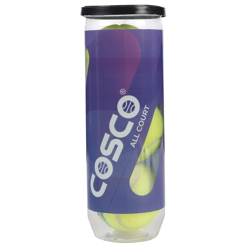 Cosco Rubber Tennis Ball (Multicolour) Standard Size