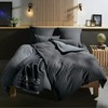 Looks by Wolfgang Joop Bed Linen Mako Satin Anthracite Silver