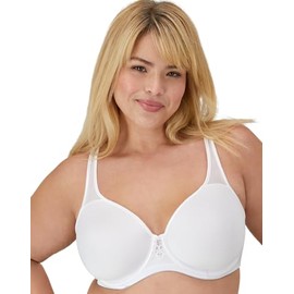 Wonderbra Womens Plus Support Underwire Full Coverage Bra, White, 38DD US