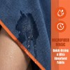 Nivofu Poncho de Surf con Capucha - Toalla Cambiante, Bata