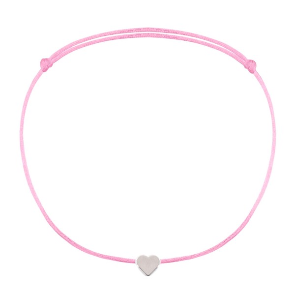 Fußkettchen Für Damen Silber Herz Größenverstellbares Fußbändchen mit Herzchen Fußkette