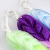Healifty Esponja Baño Larga Elástica Asas Cuerda Malla Ducha Hombres