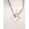 OJERRY Kawaii Cute Hippie Indie Silver Star Pendant Choker Necklaces