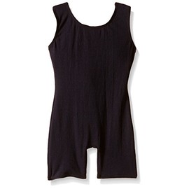 Jacques Moret Little Girls' Dance Basic Tank Biketard, Black, Small