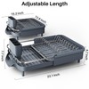 Dish Drying Rack - Expandable Dish Rack for Kitchen Counter,