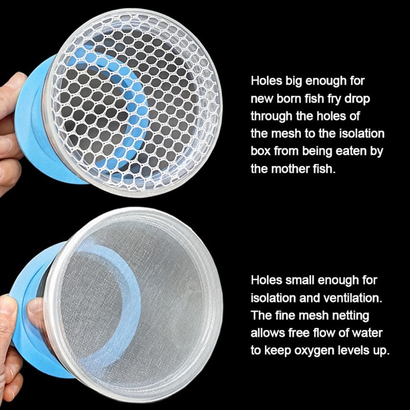 Kirmoo Floating Fish Breeding Isolation Box for Aquarium Tank Plastic