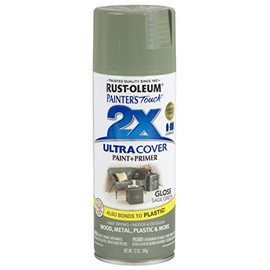 Rust-Oleum 249094 Painter's Touch 2X Ultra Cover Spray Paint, 12 oz, Gloss Sage Green
