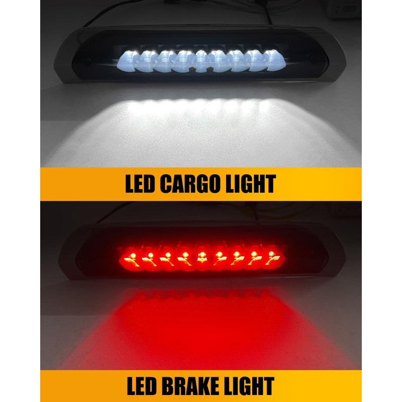 LESAUCE 2025 Upgraded 3rd Third Brake Light for 2002-2008 Dodge