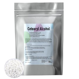 Cetearyl Alcohol Cosmetic Grade 16 Oz / 453.6 Grams - Cetearyl Alcohol Emulsifying Wax Organic for Body Butter, Cetearyl Alcohol Suitable for Making Conditioners, Scrubs and Creams by Talsen Chemicals