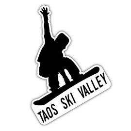 Taos Ski Valley New Mexico Ski Adventures Souvenir 4 Inch Fridge Magnet Board Design