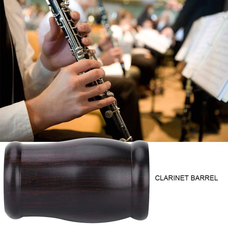 Dilwe Clarinet Barrel Ebony Black Tube 23 mm Inner Diameter