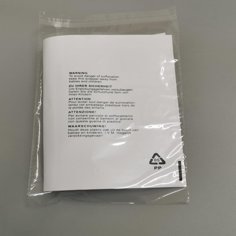 MSDS-SOLUTIONZ 100x Self Seal Clear Cellophane Bags (6.5 x 9")