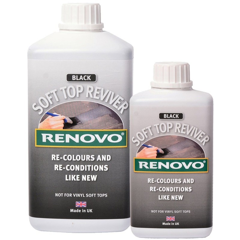 Renovo Soft Top Reviver - Black (500ml)