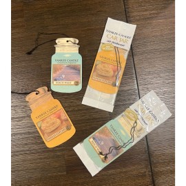 YANKEE CANDLE 2-pc CAR JAR Classic Air Freshener NEW