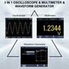 HANMATEK 3 in 1 Handheld Oscilloscope Multimeter,Waveform Generator HO51 with