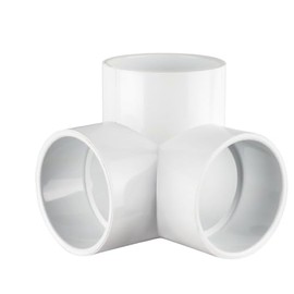 Circo 36-U 2 in. 3 Way L PVC Pipe Fitting - Utility Grade