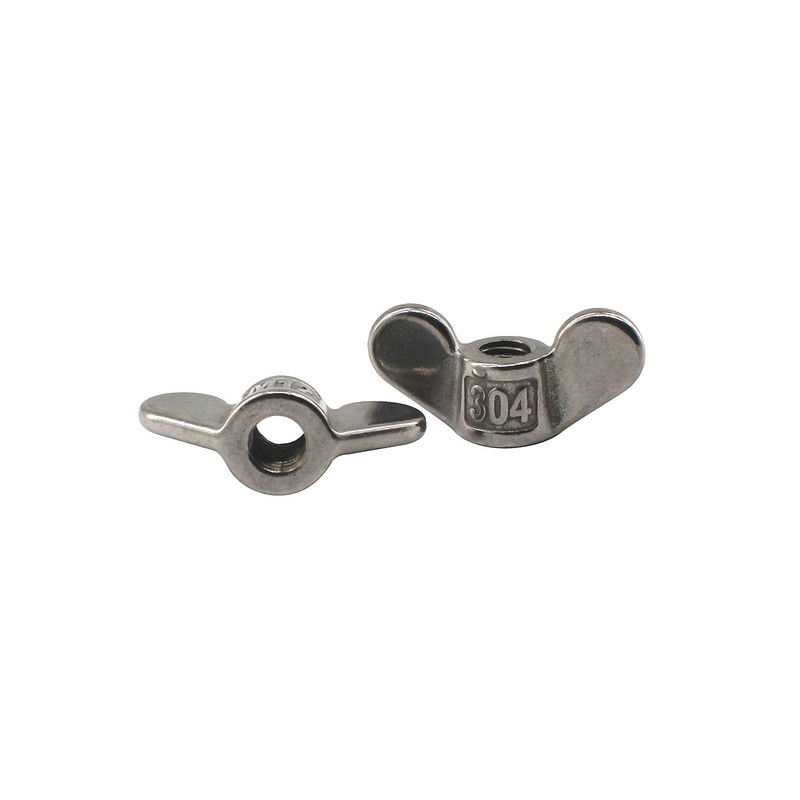 304 Stainless steel wing nut M12 hand twisted fasteners butterfly