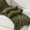 BATTILO HOME Army Green Throw Blanket for Sofa Couch Office