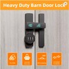 Toolzia Sliding Barn Door Lock - 3-Digit Combination Deadbolt