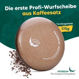 Kindskopf Frisbee 175 g - Sustainable Ultimate Throwing Disc Made of Recycled Plastic - Professional Flying Disc for Beach & Park - Outdoor Game with Non-Slip Grip