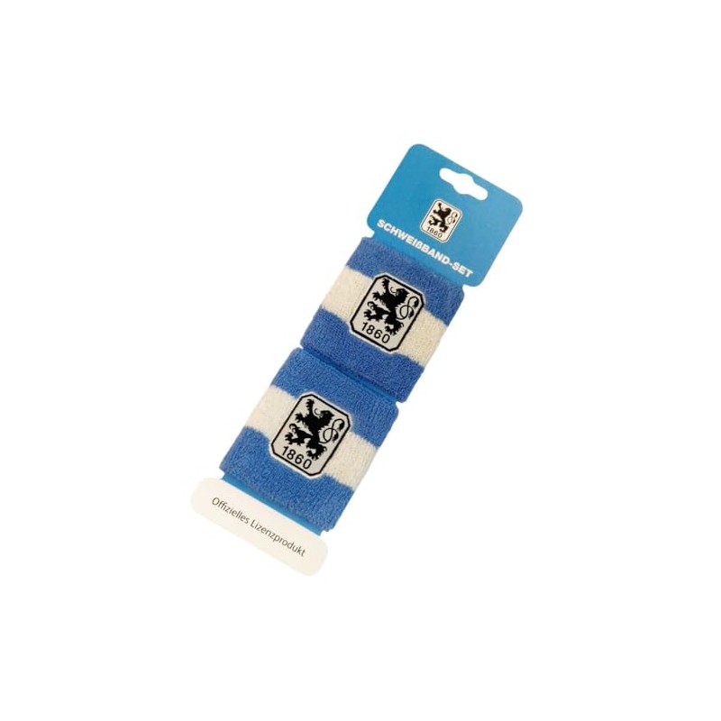 TSV 1860 München Sweatband – Blue/White – Set of 2