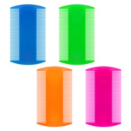 YEEPSYS Hair Comb, Double Sided Fine Tooth Combs, Fine Tooth Hair Combs for Kids, Adults or Pet's Long, Short , Fine, Thick Hair(4 Pack)