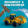 BIOPLAY® Excavator Toy from 2 Years, Organic Plastic, Movable Excavator