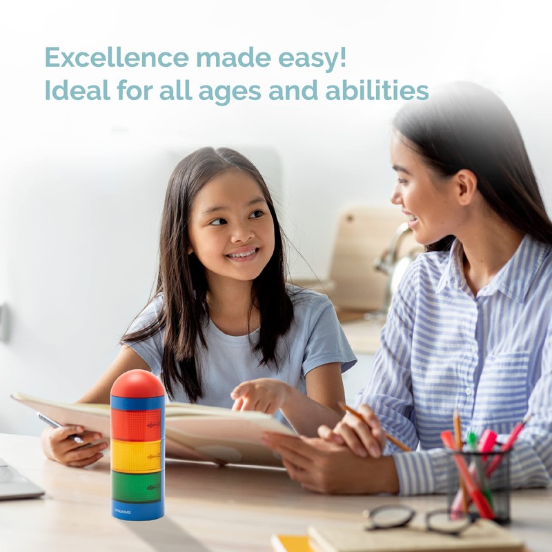 KADAMS Visual Timer for Kids with Audio Pre-Alarm - Traffic