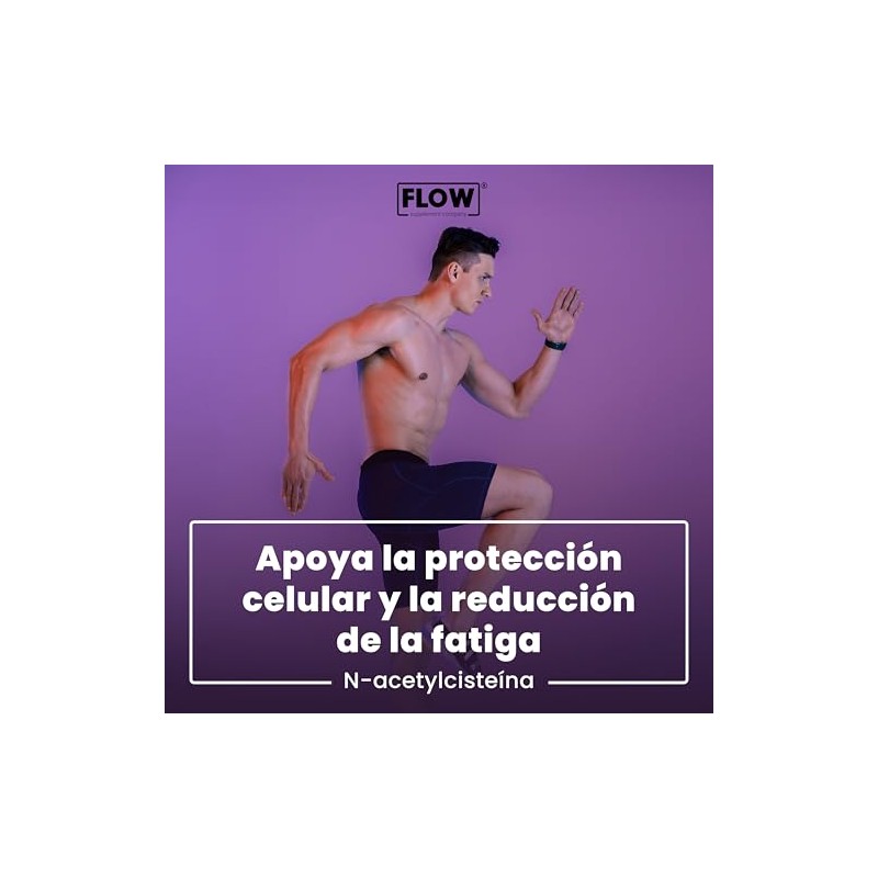 Flow Supplements | NAC N-Acetilcisteína 600 mg - 60 Cápsulas