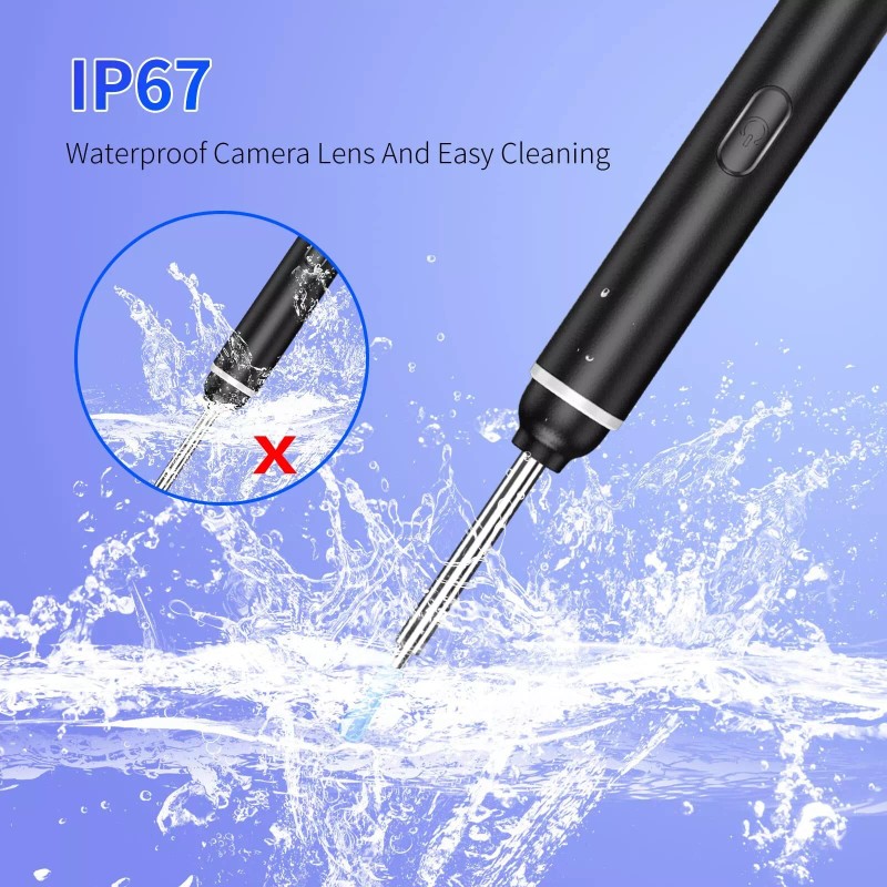 LMECHN Ear Cleaner with 1920P Camera & 6 LED Lights