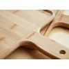 Kakuri Sangyo Bamboo Lunch Plate Cutting Board, Reversible Cutting Board,