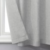 Pitalk - Cortina transparente de lino gris para cocina, 52