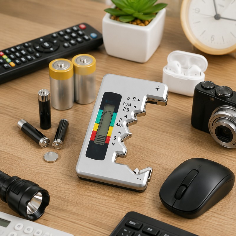 Digital Battery Tester for Home Use – LCD Display Battery