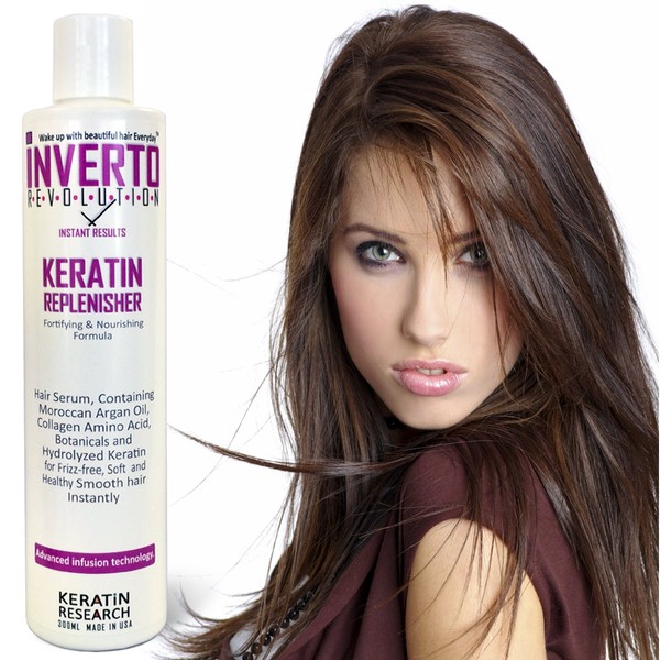 INVERTO Hair Finisher, Replenisher, Corrector and protector For Colored or Keratin Treated Hair 300ml Correcting Hair Cuticles by Bonding