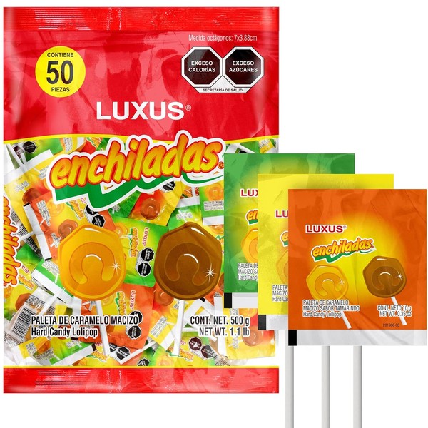 Luxus Enchiladas Luxus Paleta Caramelo Enchilada 50 Piezas - Producto