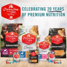 Chicken Soup for The Soul All Natural Premium Dry Kitten Food, Real Meat First Ingredient, No by-Products, Supports Brain & Vision Development, Chicken, Brown Rice & Pea, 4.5lb