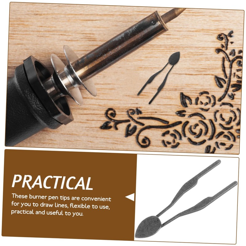COHEALI 5pcs Pyrography Pen Tips Replacement Professional Wood Burning Tool