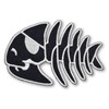 BB2Buy Black Fish Skeleton Pirate Bone Skull Sea Animal Embroidered