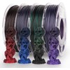 Amolen Silk Shiny Gradient PLA Filament, 1.75mm:_Silk Shiny Gradient Bundle