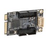 Mini PCIE to USB3.0 Front Expansion Card Dual 19PIN 5Gbps