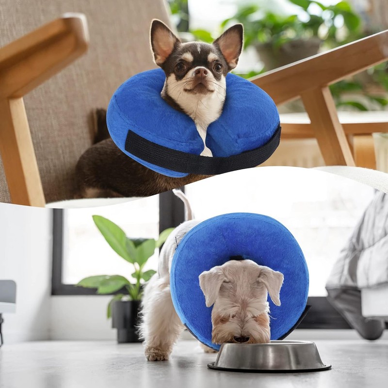 Kaket Inflatable Dog Collar, Protection Cover - Prevent Biting &