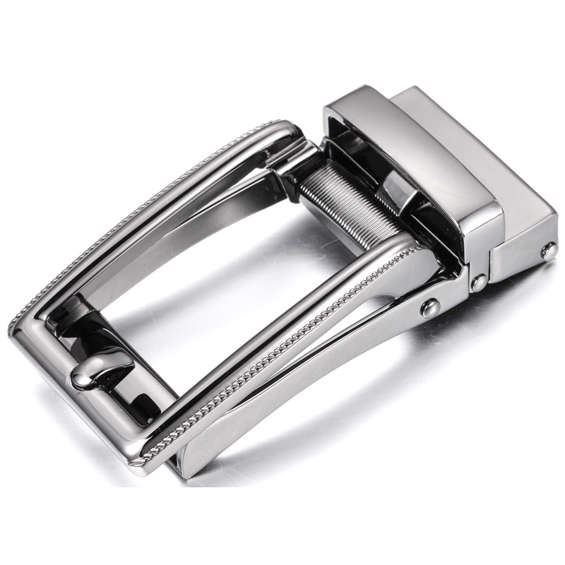 Marino Avenue Mens Genuine Leather Ratchet Dress Belt with Open