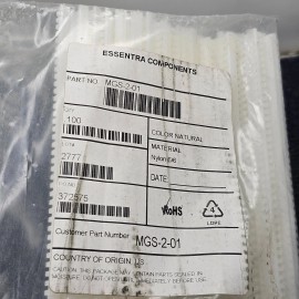Essentra Components (100 PIECES) Essentra Components MGS-2-01 Grommet Strips,Nylon 6/6,Natural Color