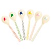 Rice Tea Spoons - Set of 6 - Hearts Print