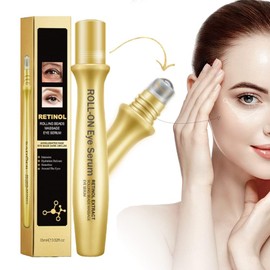 Under Eye Roller Serum With Roller Balls For Dark Circles And Puffiness | Under Eye Cream Roller Massage Ball for Fine Lines and Wrinkles | Hydrates Brightens Under Eye Area Restores Skin Firmness